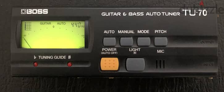 BOSS Guitar and Bass Tuner