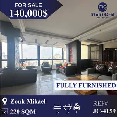 JC-4159 / Apartment for Sale in Zouk Mikael , شقة للبيع في زوق مكايل