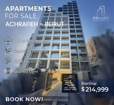 Apartments For SALE In Achrafieh شقق للبيع  في الأشرفية #JF