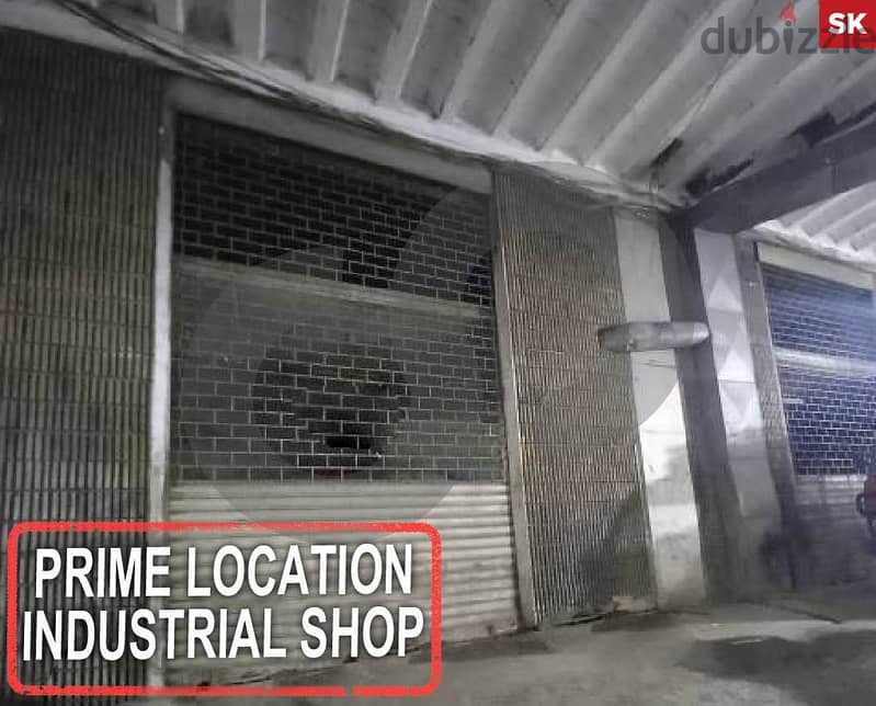 Industrial shop, metn, nahr el mot/نهر الموت REF#SK116329 0