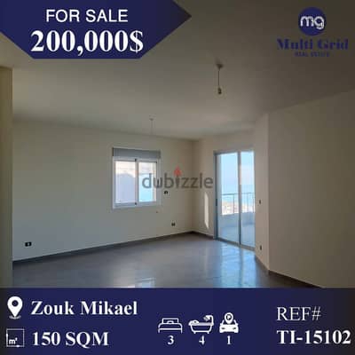 TI-15102 / Apartment for Sale in Zouk Mikael , شقة للبيع في زوق مكايل