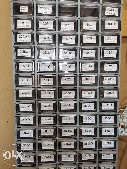 Boxes with resistors and capacitors 2