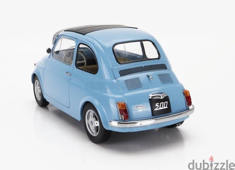 Fiat  500 Custom (Abarth Rims) 1968 diecast car model 1:12 2