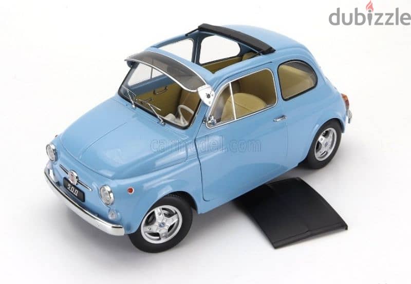 Fiat  500 Custom (Abarth Rims) 1968 diecast car model 1:12 8