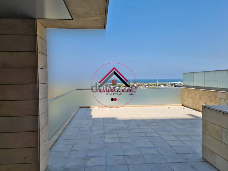 Waterfront City-Dbayeh! Direct Marina View Apartment for Sale +Terrace 0