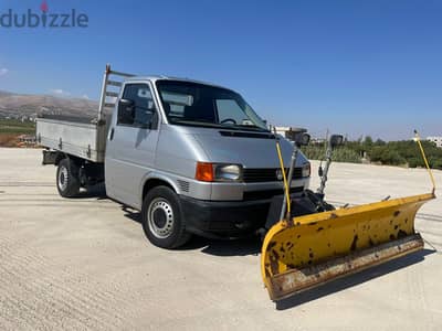 Volkswagen Transporter 1996 T4 pick-up بيك اب تي فور قلاب و كاسحة ثلوج