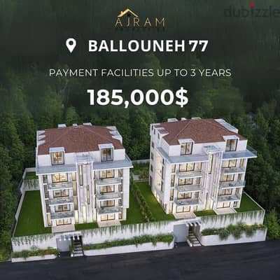 Ballouneh 77 | 150 sqm | Payment Facilities