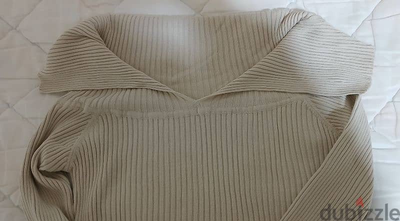 New Wool Beautiful Beige Top 1