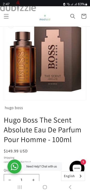 Boss Perfume Eau de Parfum 0