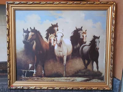 Tableau chevaux لوحة احصنة