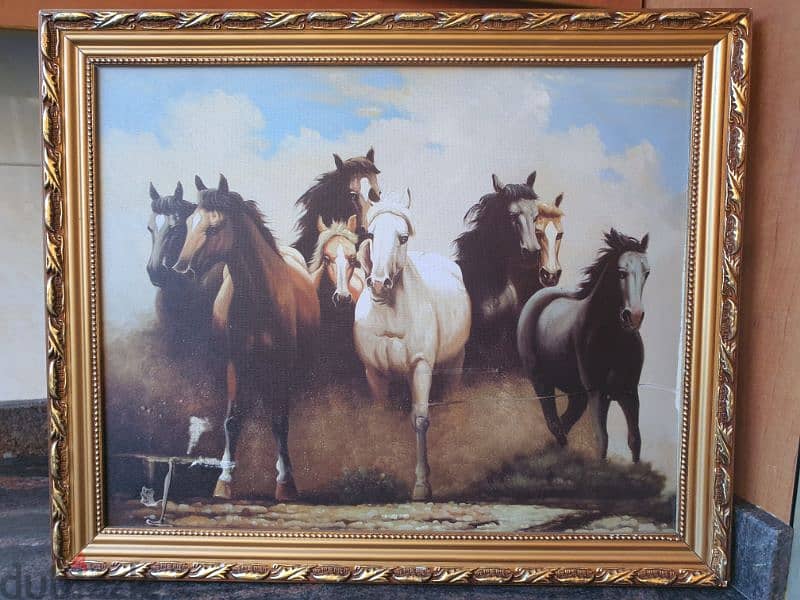 Tableau chevaux لوحة احصنة 0