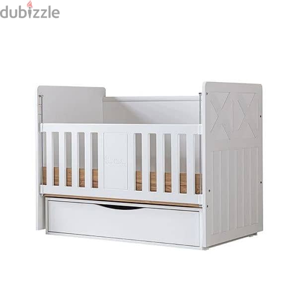 Pierre Cardin Opale Baby Bed, with its mattress 2