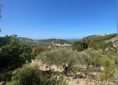 Open View l 1500 SQM Land in Aley District .