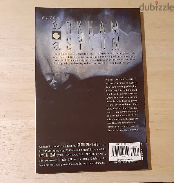 Arkham Asylum 15th Anniversary Edition Graphic Novel. 1