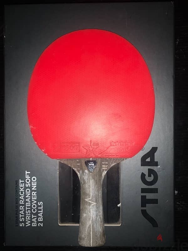 Ping Pong Racket Stiga 5 Star Racket Pulse 1