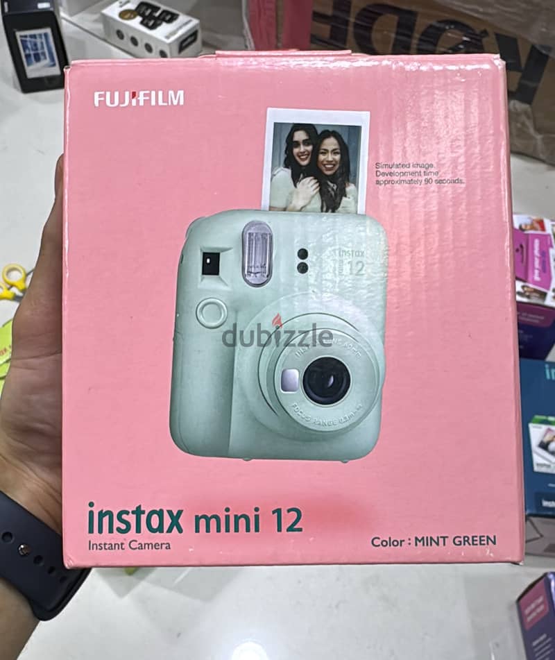 Fujifilm instax mini 12 mint green great & last new 0