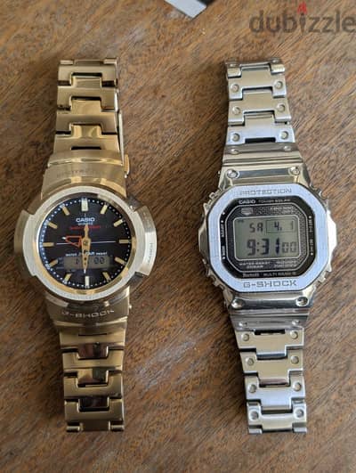 Casio g-shock AWM-500GD-9 & GMW-B5000D-1