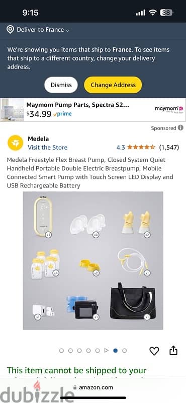 medela freestyle flex double electric pump 1