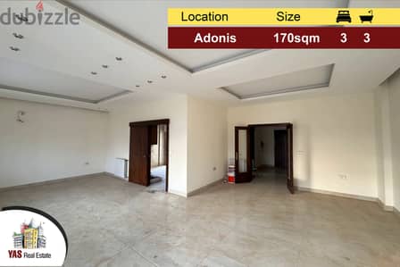 Adonis 170m2 | Luxury | Well Lighted | Renovated Flat | CHN |