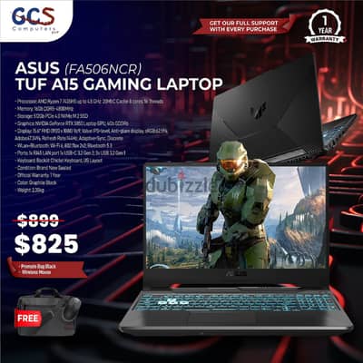 Asus (FA506NCR) TUF A15 Gaming Laptop