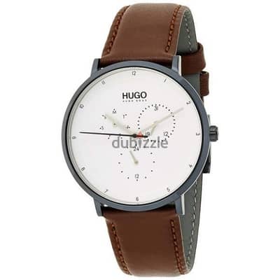 Hugo boss brown leather watch