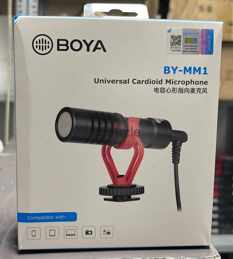 Boya Universal Cardioid Microphone BY-MM1 0