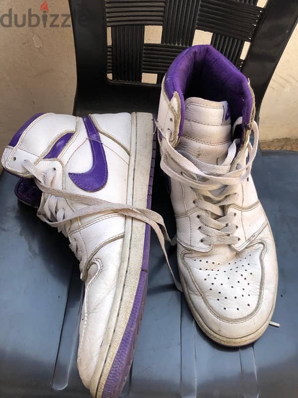 jordan 1 high retro court purple 0