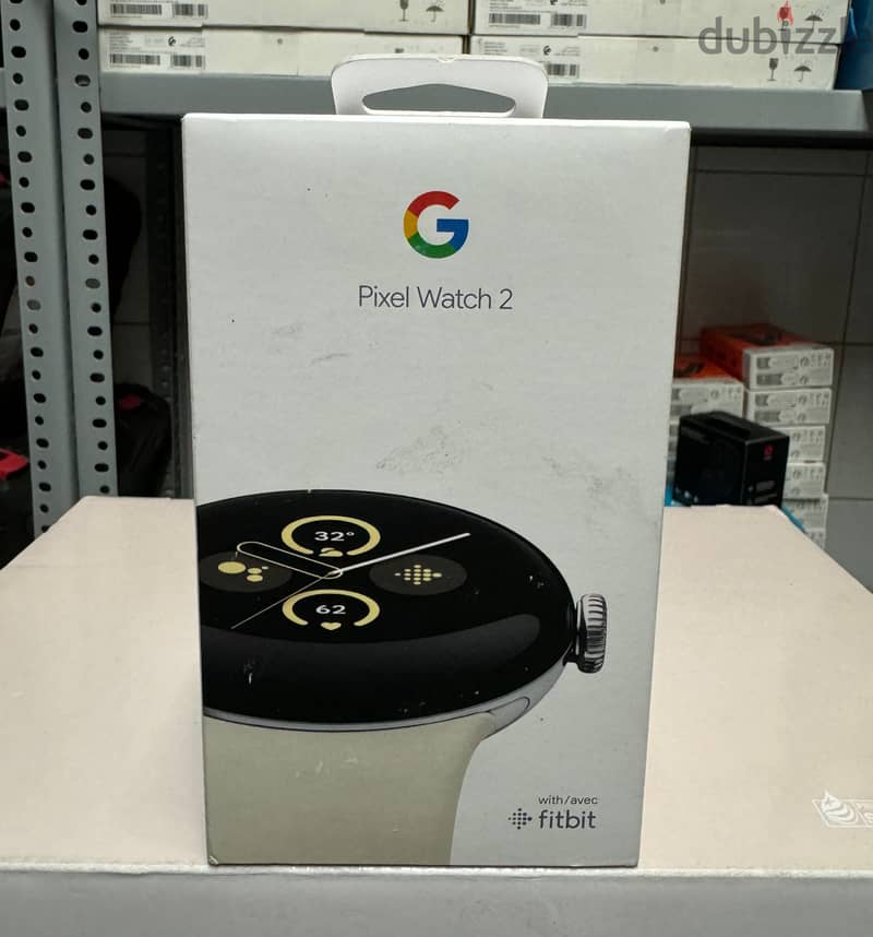 Google Pixel Watch 2 polished silver case/porcelain active band 0