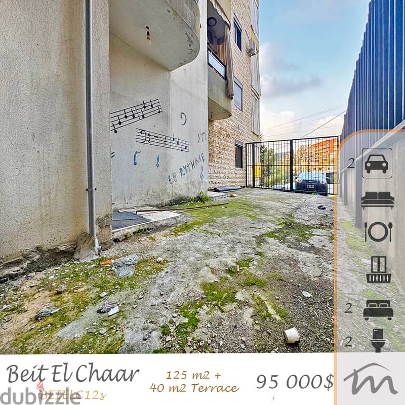 Beit El Chaar | 575$/m² | Catchy Apartment + Terrace | Hot Investment 0