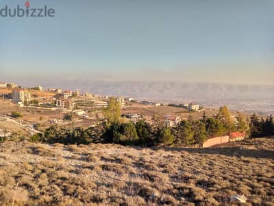 zahle dhour land 1295 sqm for sale panoramic view Ref#6454