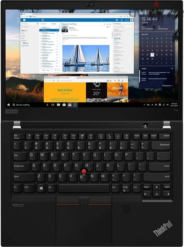 Lenovo T14 touch, i7 10th, 16gb ram, 256gb ssd, used as new 1