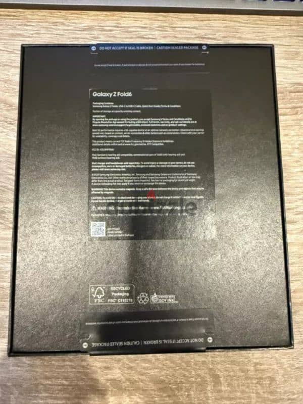 Samsung Galaxy Fold 6 Black 12GB 512GB SM-F956U1 1