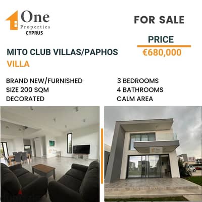 VILLA FOR SALE IN PAPHOS (MITO CLUB VILLAS)