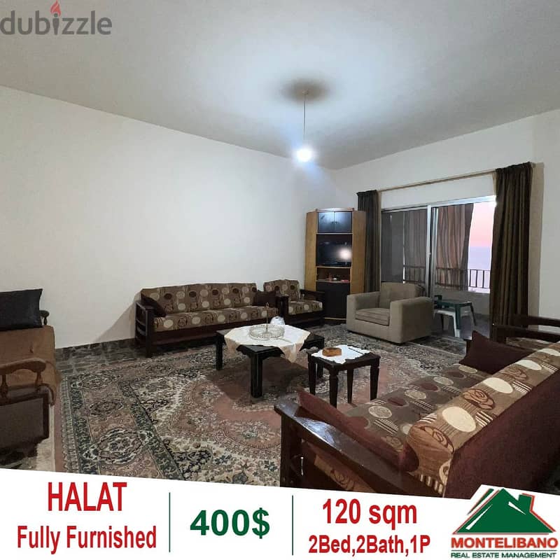 Fully Furnished apartment for rent in Halat!! 0