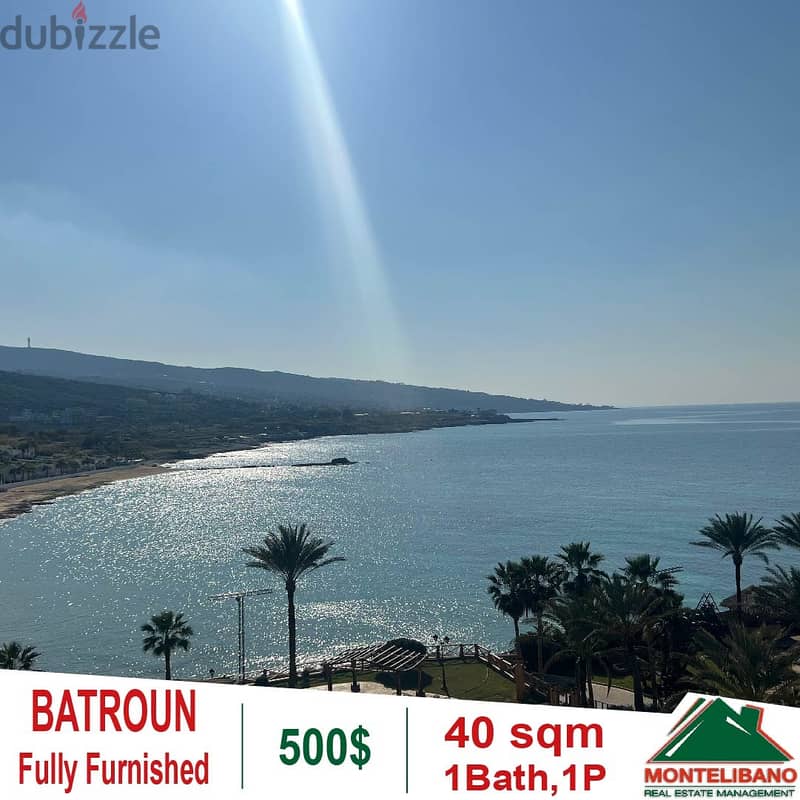 40 sqm fully furnished chalet for rent in Batroun!! 0