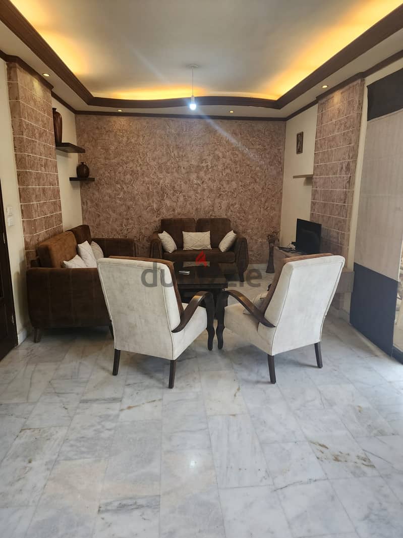 FULLY FURNISHED APARTMENT IN FURN EL CHEBBAK (150Sq) 3 BEDS, (FC-132) 0