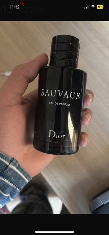 dior sauvage eau de parfum like new barely used (bought for 140$) 1