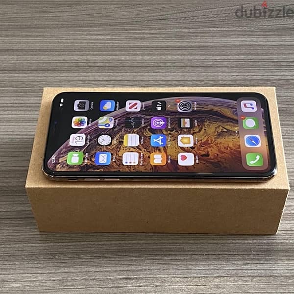 iphone xs max gold 256gb clean phone no face id 4