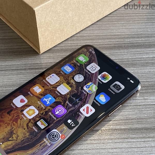 iphone xs max gold 256gb clean phone no face id 5