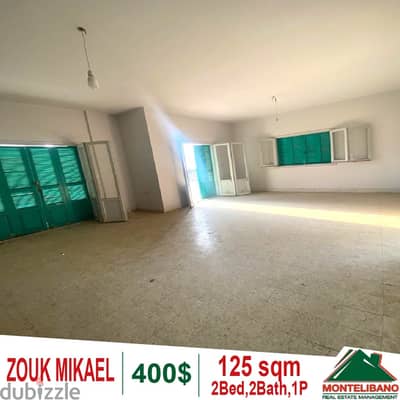 125 sqm apartment for rent in Zouk Mikael!!!