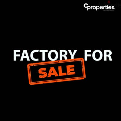 Factory for sale in Mkalles - مصنع للبيع في المكلس CPRD24