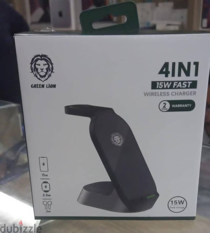 green lion 4 in 1 wireless charger 15w fast 0