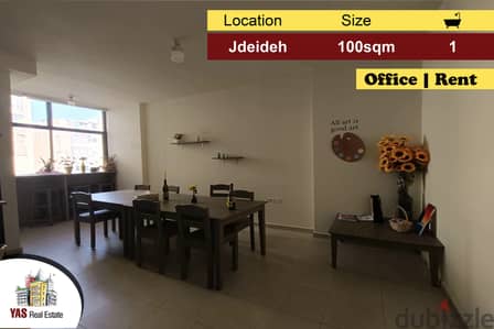 Jdeideh 100m2 | Office | Rent|Perfect Investment | Well Maintained|AA