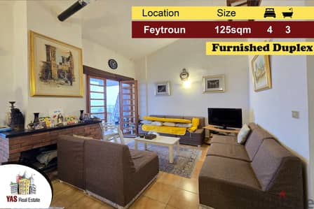 Feytroun/Satellity 125m2 | Furnished Chalet | Duplex | Luxury | DA |