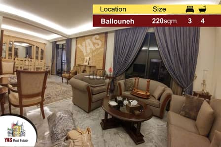 Ballouneh 220m2 | Perfect Catch | Upgraded | Excellent condition |