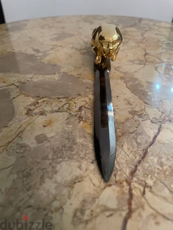 Gold plated letter opener 1