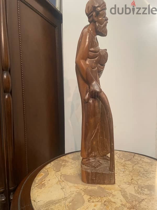 Wooden sculpture statue 1