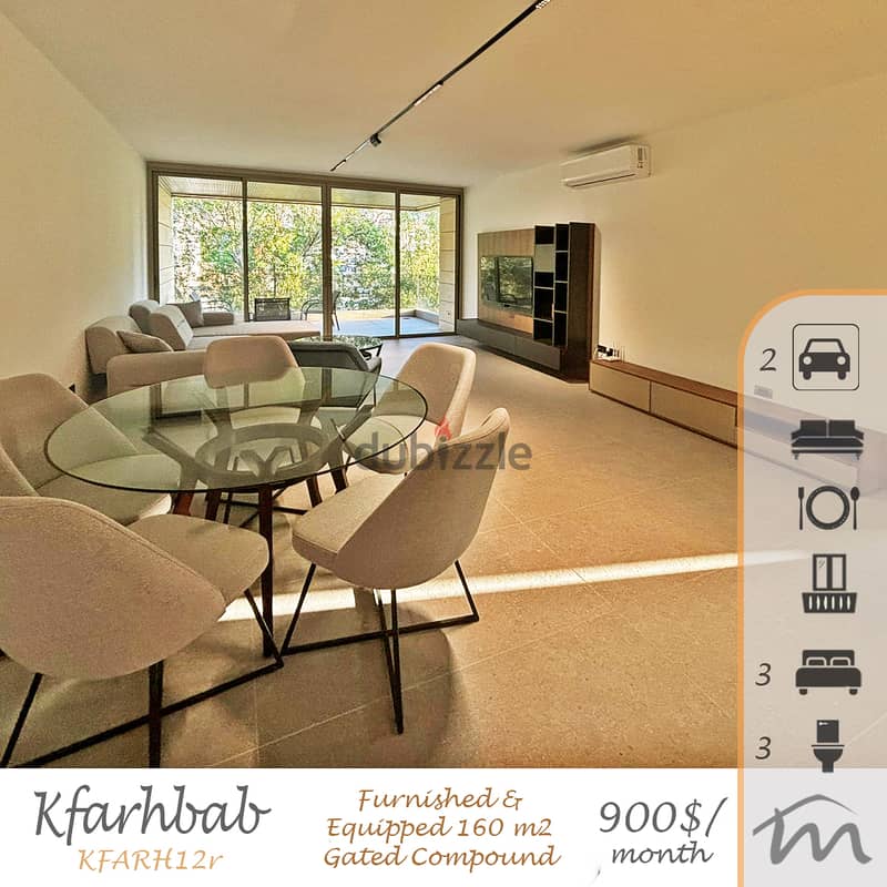 Kfarehbeb | Signature | Automated Apartment | Furnished/Decorated 160m 0