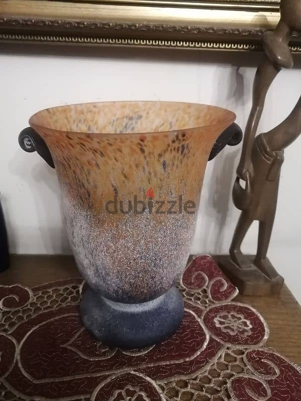 vase pate de verre, en excellent etat 1