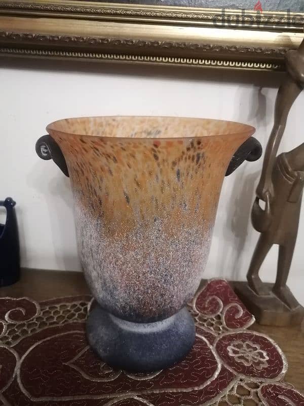 vase pate de verre, en excellent etat 2